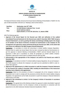 Notice of AGMS2026
